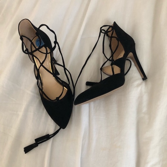 Jessica Simpson Versie Tie Up Heels NWT - Picture 1 of 8